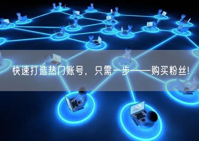 快速打造热门账号，只需一步——购买粉丝!