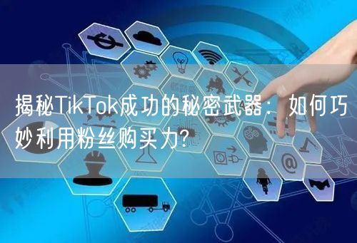 揭秘TikTok成功的秘密武器：如何巧妙利用粉丝购买力?