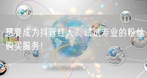 想要成为抖音红人？试试专业的粉丝购买服务！