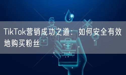 TikTok营销成功之道：如何安全有效地购买粉丝