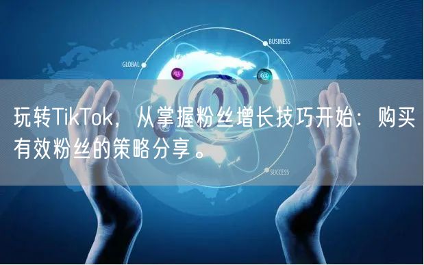 玩转TikTok，从掌握粉丝增长技巧开始：购买有效粉丝的策略分享。