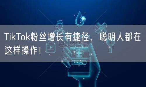 TikTok粉丝增长有捷径，聪明人都在这样操作！